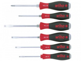 Wiha SoftFinish SL/PZ Hex Blade Screwdriver Set, 6 Piece £70.88